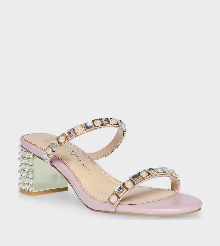 STEVE MADDEN Steve madden embellished blush women's heels